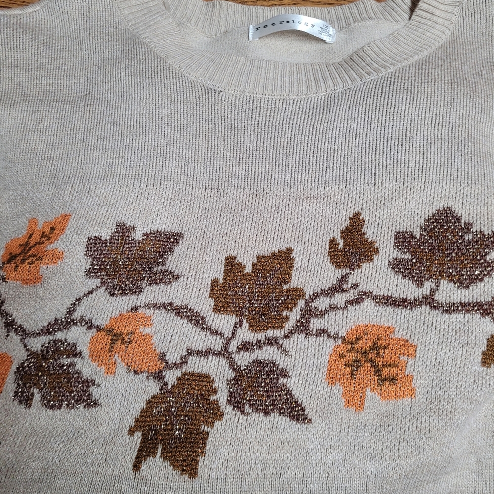 NWT Retrology Fawn Heather Sweater 1X - Picture 8 of 11